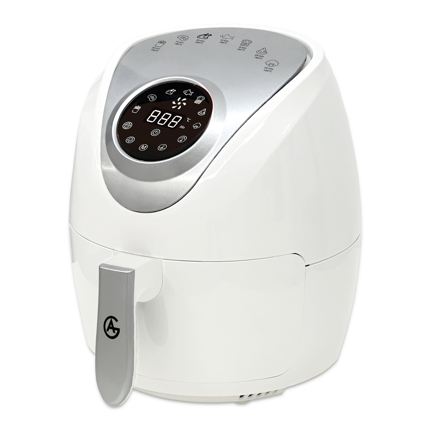 AG Airfryer Compact - White- tot 4 Personen - 4 Liter