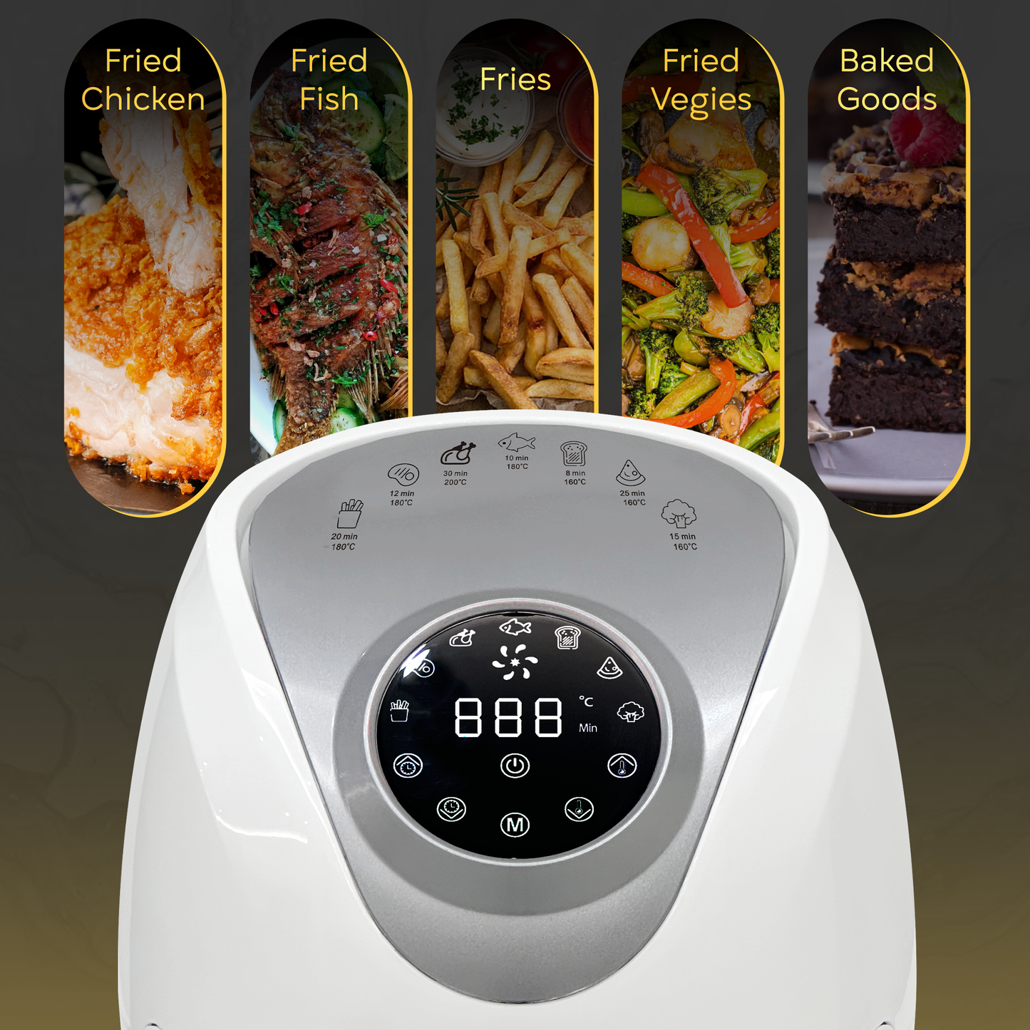 AG Airfryer Compact - White- tot 4 Personen - 4 Liter