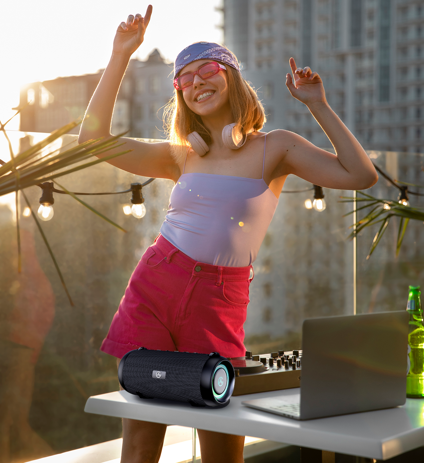 AG Bluetooth-Lautsprecher High End mit Beleuchtung