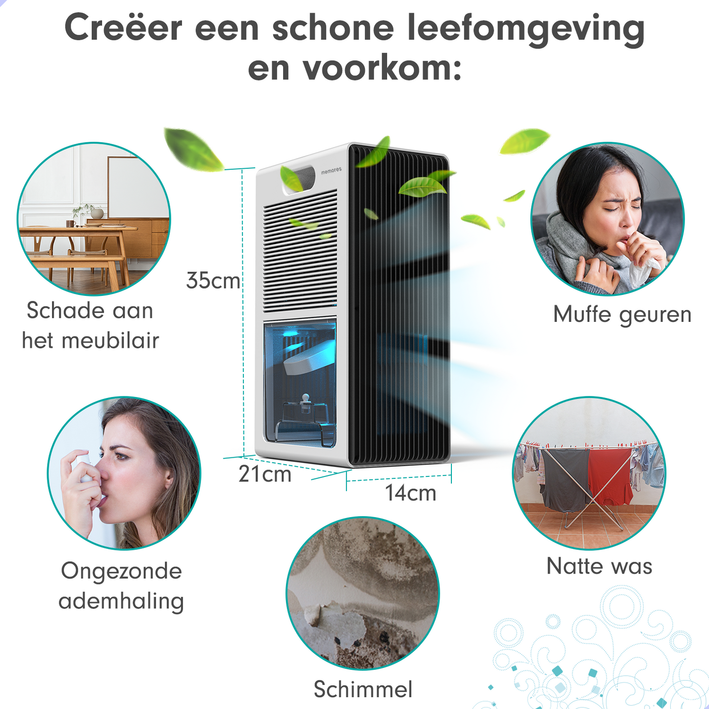 AG Luchtontvochtiger - Pearl White