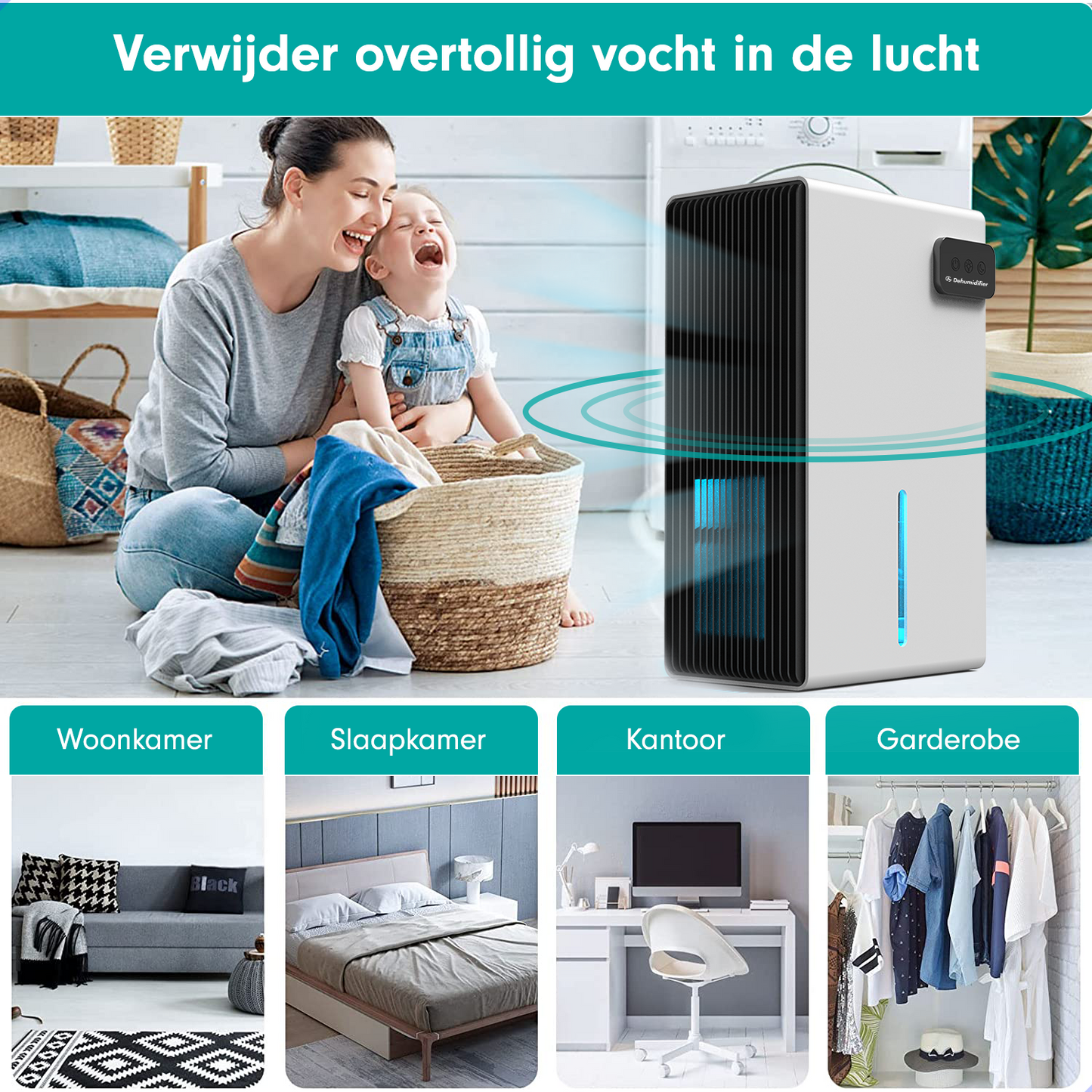 AG Luchtontvochtiger - Pearl White