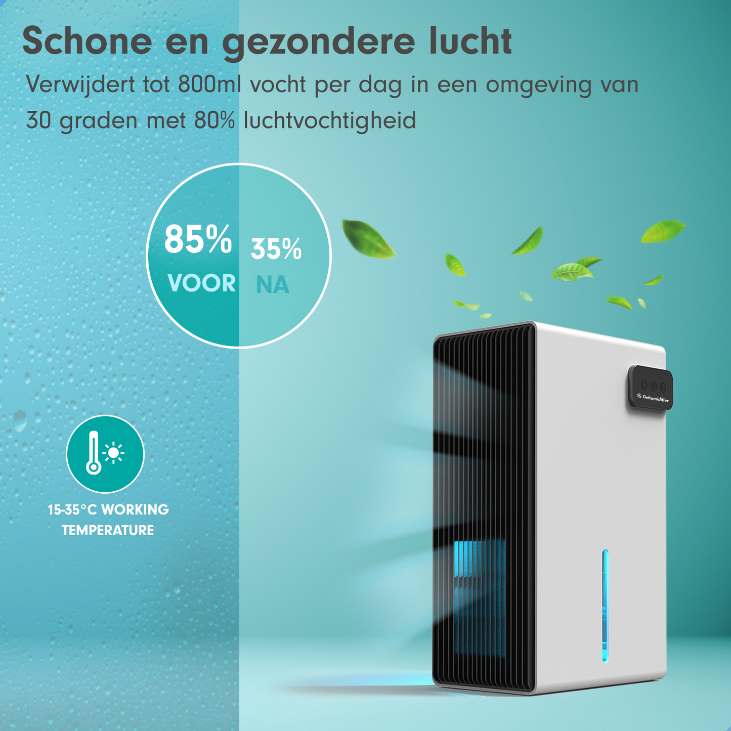 AG Luchtontvochtiger - Pearl White