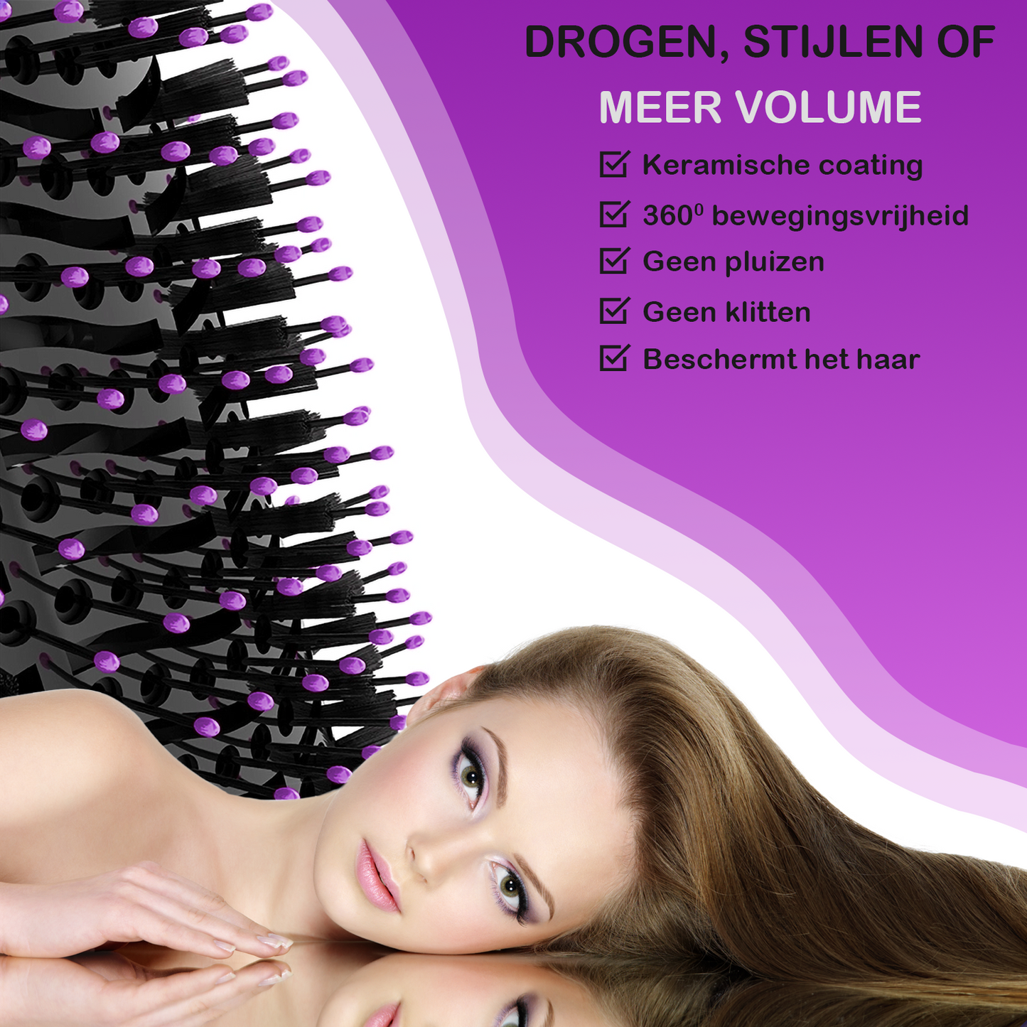 AG Premium Fohnborstel. Derin Mor. 1000w.