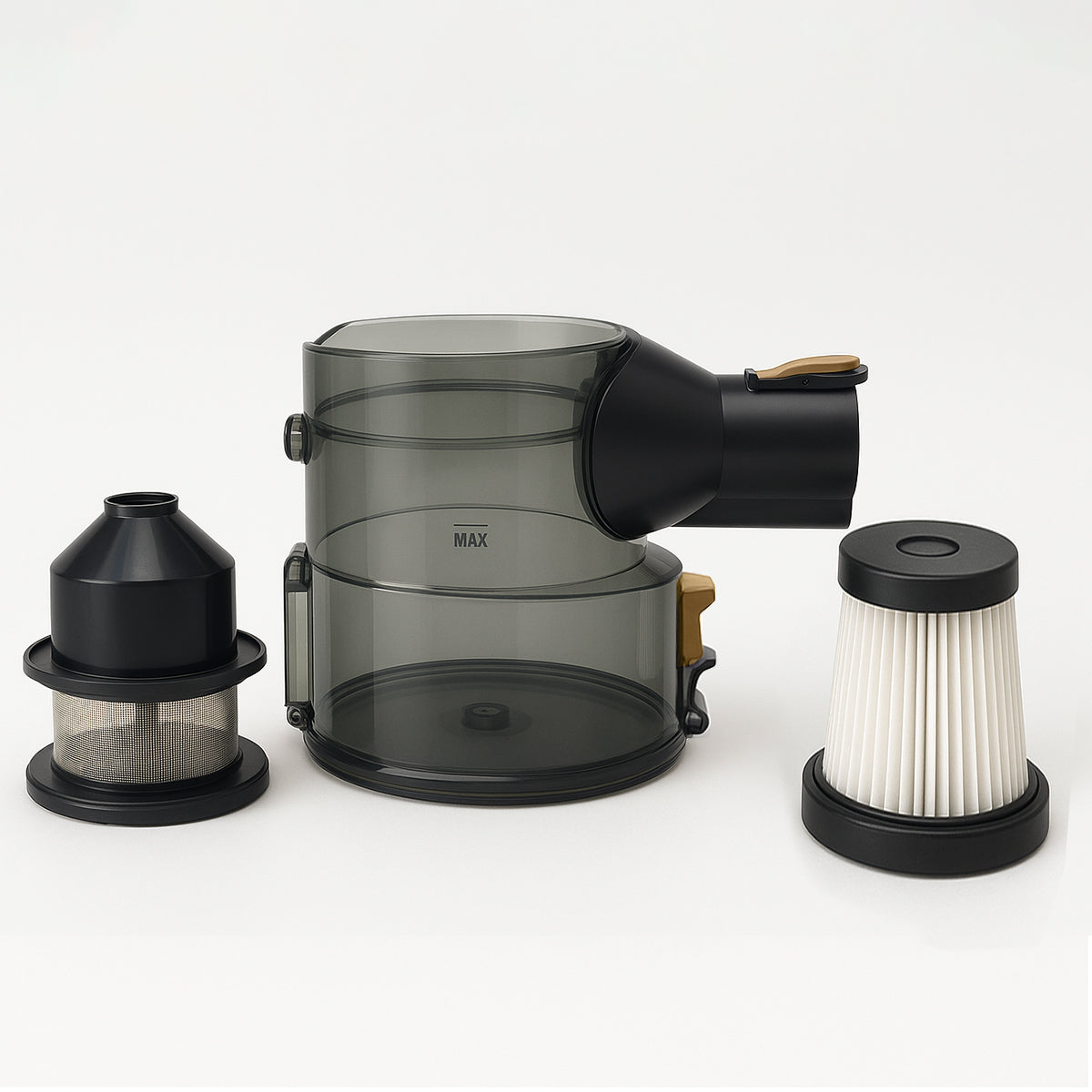 Stofbak AG4200 Goud Steelstofzuiger Incl. Fitler & Filterhouder.