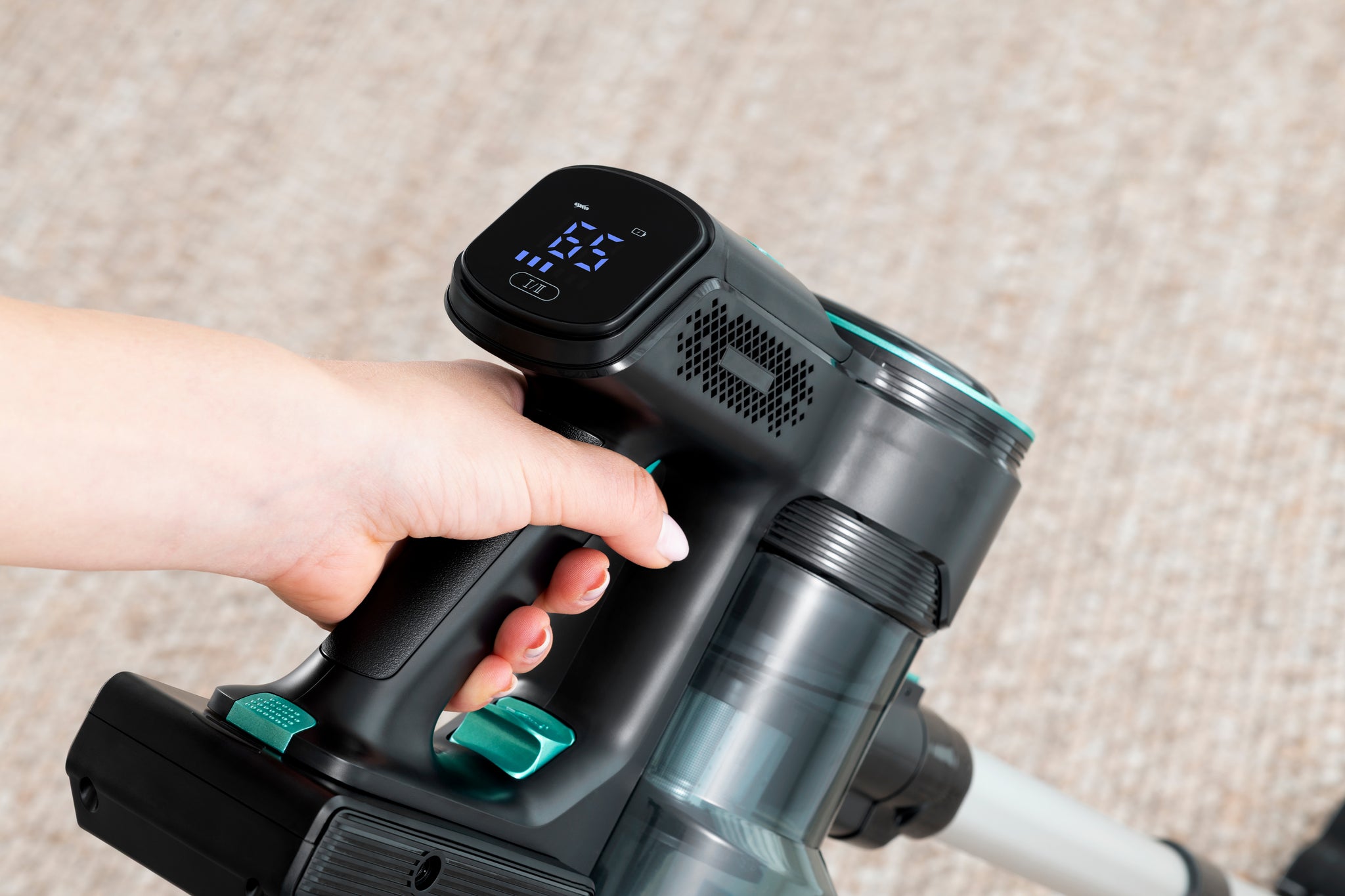 AG Steelstofzuiger. Verde smerigliato.