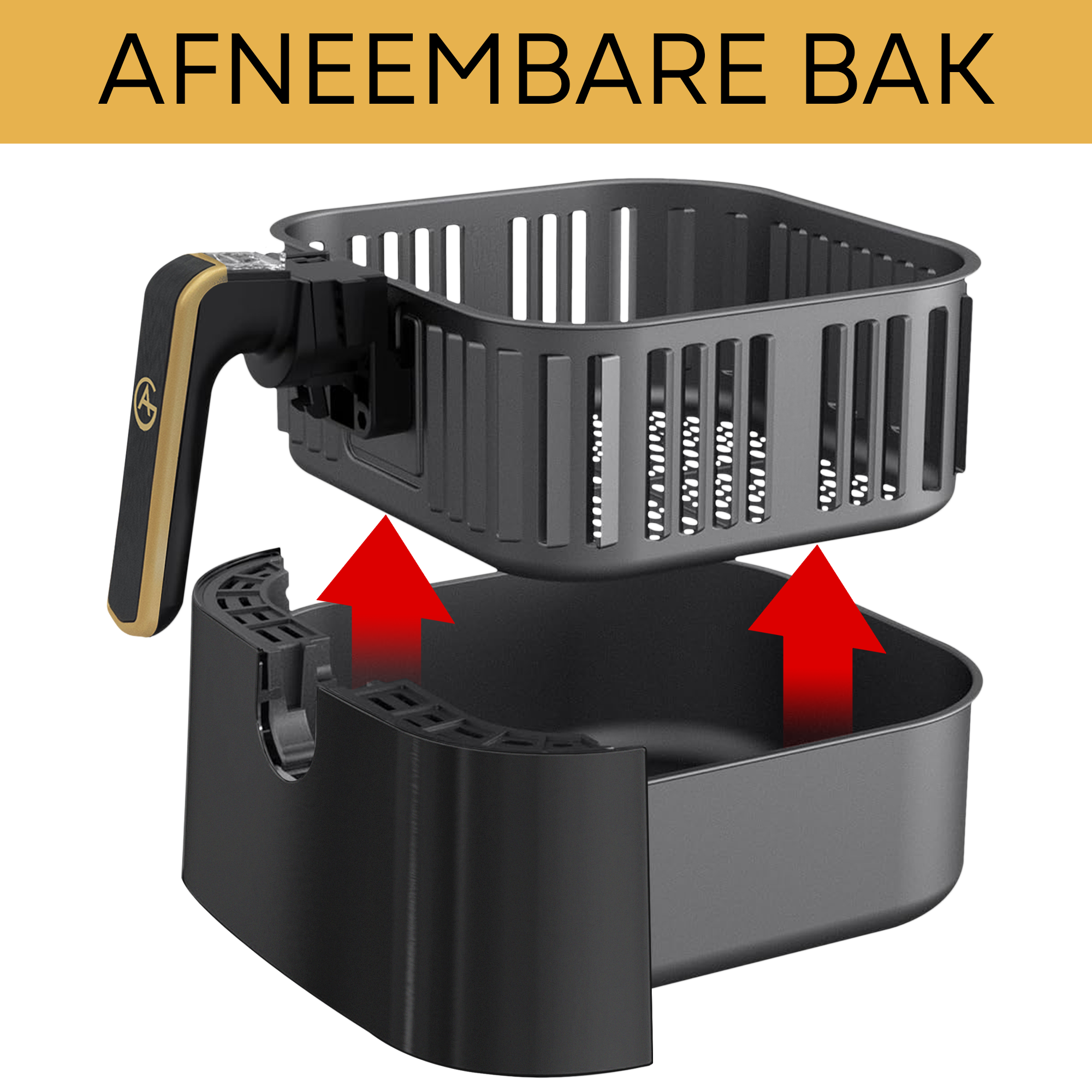 AG XXL Premium Airfryer - Tot 8 Personen - 5.5L - Extreem Stil - 8 automatische kookprogramma's