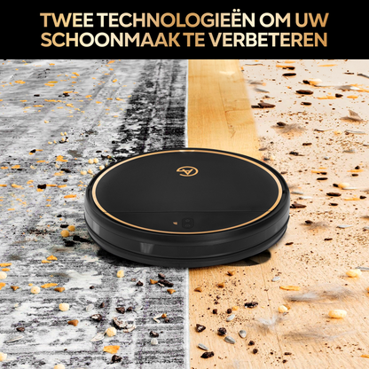 AG Robot Stofzuiger Met Dweilfunctie -Gold Ring Design.