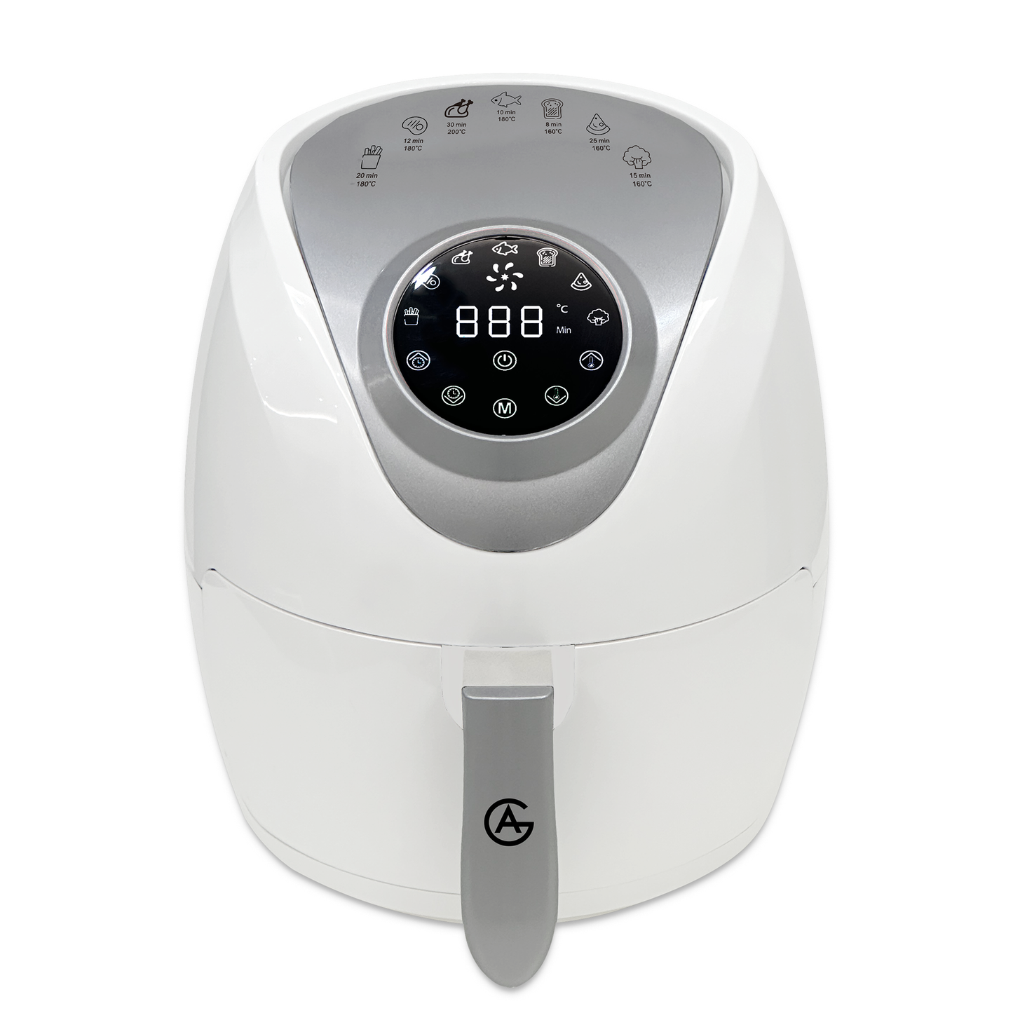 AG Airfryer Compact - White- tot 4 Personen - 4 Liter
